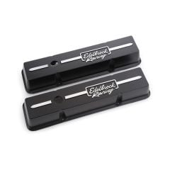 Edelbrock Racing Series Black Valve Covers Chevy 262-400 V8 1959-1986