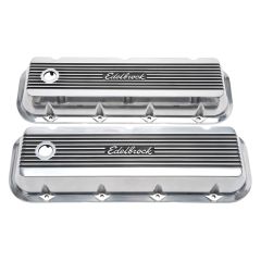 Edelbrock Valve Covers Elite II Aluminum Polished Pair For Chevrolet Big Block V8 Engines