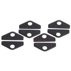 Edelbrock Valve Cover Hold-Down Tab Kit Steel Black 1-1/2" Universal