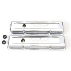 Edelbrock Valve Covers Signature Series Chrome Chevrolet Small Block V8 1959-1986