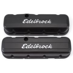 Edelbrock Signature Series Valve Covers Black Tall for Chevrolet 396-502 V8 1965-Later