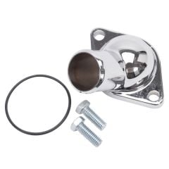 Edelbrock 15-Degree Polished Aluminum Water Neck for Chevy 4.3L V6/ V8