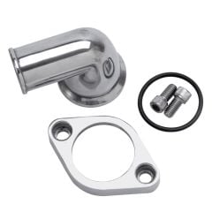 Edelbrock Water Neck 90-Degree Aluminum Polished For Chevrolet 4.3L V6/ V8 Engine