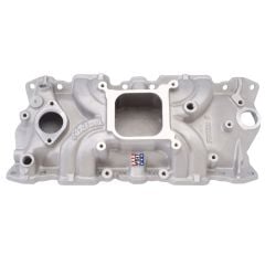 Edelbrock Torker II Small Block Chevy Intake Manifold 1955-1986 262-400ci Satin