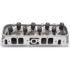 Edelbrock Performer RPM Big Block Chevy Rectangular Port Cylinder Head Flat Tappet Springs Polished Complete
