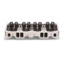 Edelbrock Performer RPM Cylinder Head for Small Block Chevy Small-Bore 60cc Flat Tappet Straight Spark Plug Complete Single
