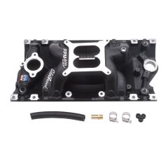 Edelbrock Performer RPM AIR-GAP Small Block Chevrolet Vortec Black Intake Manifold