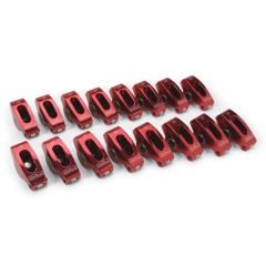 Edelbrock Roller Rockers 3/8 Stud 1.5:1 Ratio Red Set For Small Block Chevrolet Engines