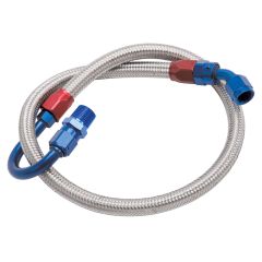 Edelbrock Filter To Pump Bottom Feed Fuel Hose Kit Braided Stainless Steel For Ford Small Block