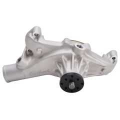 Edelbrock Victor Water Pump Reverse Rotation Short Satin Big Block V8 Chevy 1965-1987
