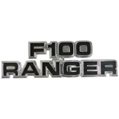 Cowl Side Name Plate With Installation Hardware Ranger F-100 1977-1979