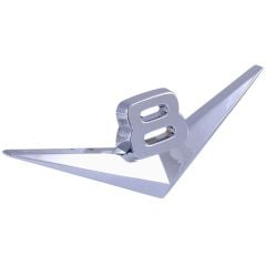 Radiator Grille Emblem V8 Chrome F-100 1955