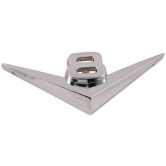 Radiator Grille Emblem V8 Chrome F-100 1956