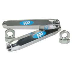 Classic Performance Products Tie Rod Sleeve Brushed Billet Aluminum Pair Chevrolet C10 1965-1970