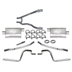 Dual Exhaust Kit 2" With MagnaFlow Mufflers Mustang 260/ 289/ 302 1965-1970