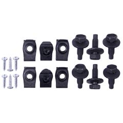 66 Shelby 1/4 Pnl. Extensions(18) Hardware Only 1966 Mustang
