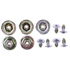 69 Convertible Front Window Mldgs (11) Hardware Only 1969 Mustang
