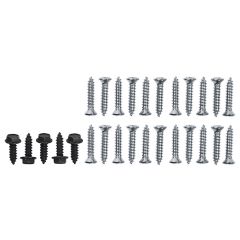 Mustang 71-73 Fd Seat Trap Door Hinges & Trim(27) Hardware Only 1971-1973