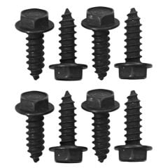 Mustang 71-73 Fd Seat Trap Dr Opening Strainers(8) Hardware Only 1971-1973