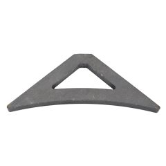 Fishbone Offroad Gusset Triangular Bare Steel