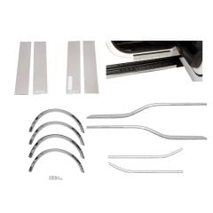 PUTCO Exterior Trim Kit Stainless Steel With Keypad Super Cab F-150 2015-2017