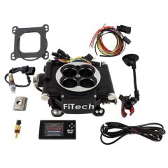 FiTech Go EFI 4 Power Adder Self-Tuning Kit 600HP With Matte Black Finish
