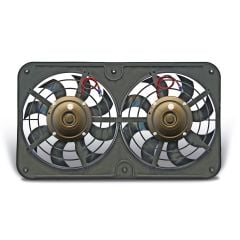 Flex-A-Lite Lo-Profile S-Blade Dual Pusher Fans With Controller 12-1/8"