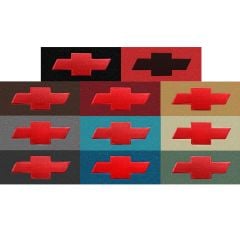 ACC Carpets Floor Mat Loop With Red Bowtie Logo Pair Chevrolet C10 1960-1966