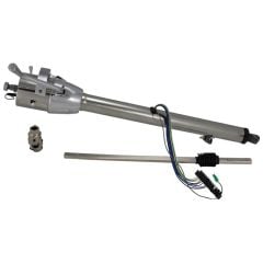 Flaming River Early Power Steering Column With Tilt For Column Shift Polished Chevrolet C10 1960-1966