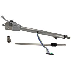 Flaming River Late Power Steering Column With Tilt For Column Shift Mill Finish Chevrolet C10 1960-1966