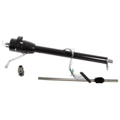Flaming River Late Power Steering Column With Tilt For Column Shift Black Chevrolet C10 1960-1966