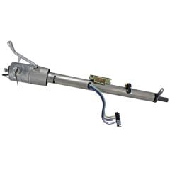 Flaming River Power Steering Column With Tilt And Ignition For Column Shift Mill Finish Chevrolet C10 1973-1983