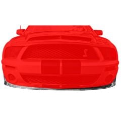 Trufiber Front Chin Spoiler LG104KR Carbon Fiber GT500 Mustang 2007-2009