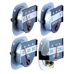 Auxiliary Gauge Kit Bimetal 6-Volt F-100 1948-1950