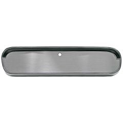 Scott Drake Glove Box Door Without Emblem Brushed Aluminum Mustang 1965-1966