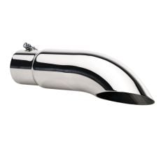 Gibson Exhaust Tip 4” Turndown Angled Stainless Steel 3-1/2” Inlet