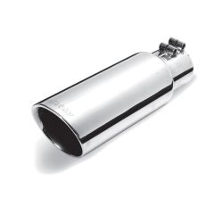 Gibson Exhaust Tip 4” Double-Walled Angled Stainless Steel 2-1/4” Inlet