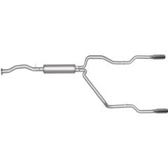 Gibson Cat-Back Exhaust System Dual Split Stainless Steel Extended Cab 5.0L Chevrolet/GMC C/K 1500 1996-1998
