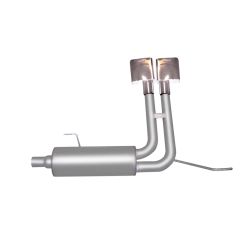 Gibson Super Truck Cat-Back Exhaust System Stainless Steel 4.6L/5.4L F-150 2004-2008