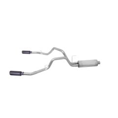 Gibson Performance Exhaust Black Elite Cat-Back Dual Split Exhaust System Extended Cab 6.2L F-150 Raptor SVT 2011-2014