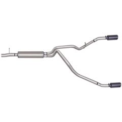 Gibson Black Elite Cat-Back Exhaust System Dual Split Extended/Crew Cab 3.7L/5.0L/6.2L F-150 2011-2014