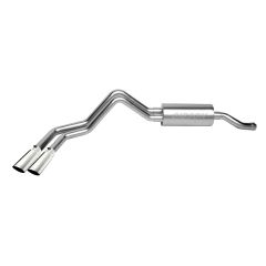 Gibson Cat-Back Exhaust System Dual Sport Stainless Steel Regular Cab 4.9L/5.0L F-150 1987-1996