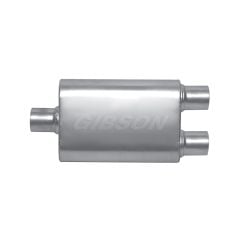 Gibson Muffler MWA Center/ Dual Stainless Steel Oval 3"