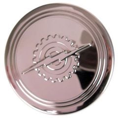 Horn Button Chrome With Lightning Bolt And Gear Logo F-100 1953-1960