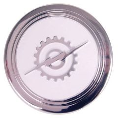 Horn Button With White Center And Lightning Bolt And Gear Logo Ford Tooling F-100 1953-1960