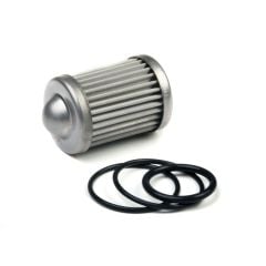 Holley Fuel Filter Element 100 GPH Stainless Steel Mesh 40-Micron With O-Rings