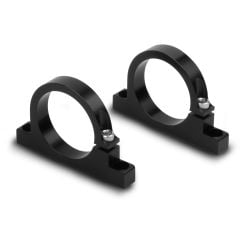 Holley HP/ VR Series Fuel Filter Mounting Brackets Billet Aluminum Black Anodized