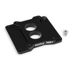 Holley Carburetor Adapter Plate Black Anodized for 2-Barrel Carb