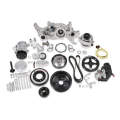 HOLLEY PREMIUM POLISHED MID-MOUNT LS7 COMPLETE ACCESSORY SYSTEM