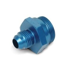 Holley Fuel Inlet Fitting 7/8-20" To -6AN Aluminum Anodized Blue Universal